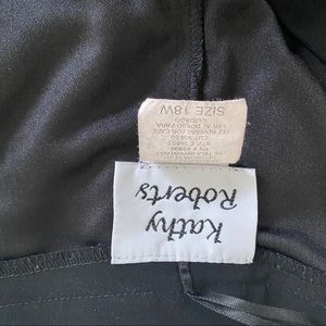 Black wide leg pants